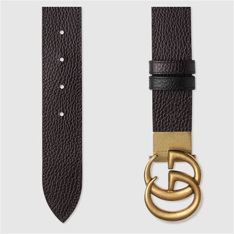 gucci nero rosso double belt|Gucci reversible belt.